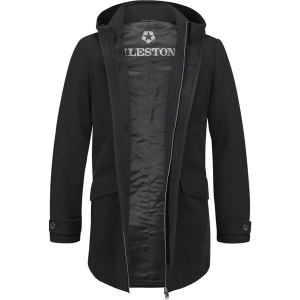 MILESTONE Parka MSAshton aus elastischer Jersey-Wollmischung mit moderner Passform