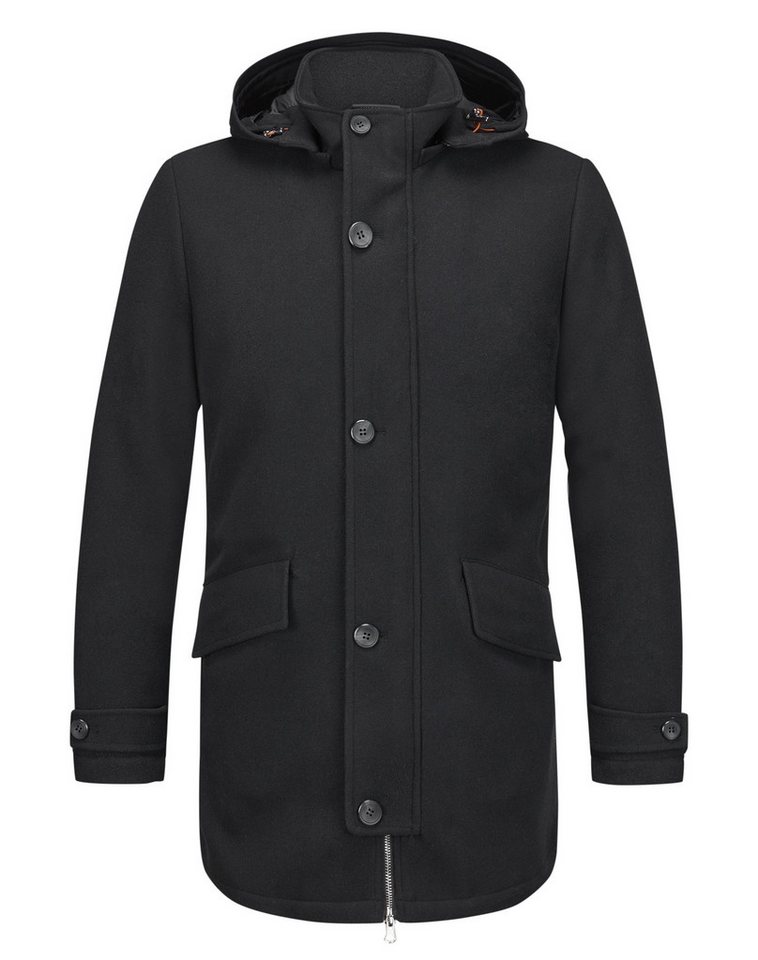 MILESTONE Parka MSAshton aus elastischer Jersey-Wollmischung mit moderner Passform – Bild 2 von 4