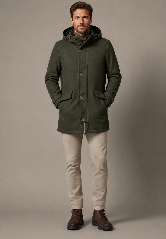 MILESTONE Parka MSAshton aus elastischer Jersey-Wollmischung mit moderner Passform – Bild 4 von 5