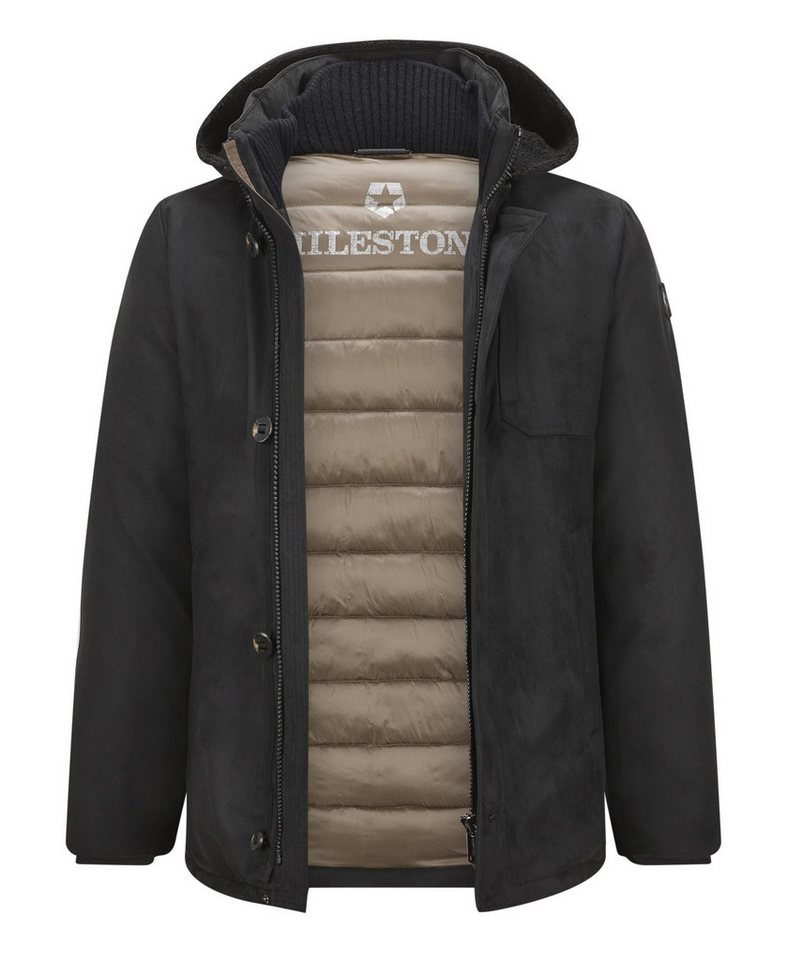 MILESTONE Parka MSBennet aus Microvelours mit abnehmbarer Kapuze, atmungsaktiv wasserabweisend – Bild 2 von 4