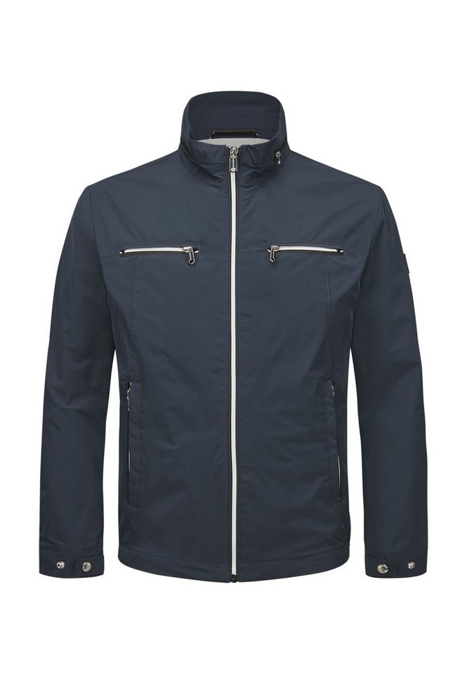 MILESTONE Sommerjacke MSBrandon Herren Jacke leicht Übergangsjacke mit Logo Badge – Bild 2 von 4