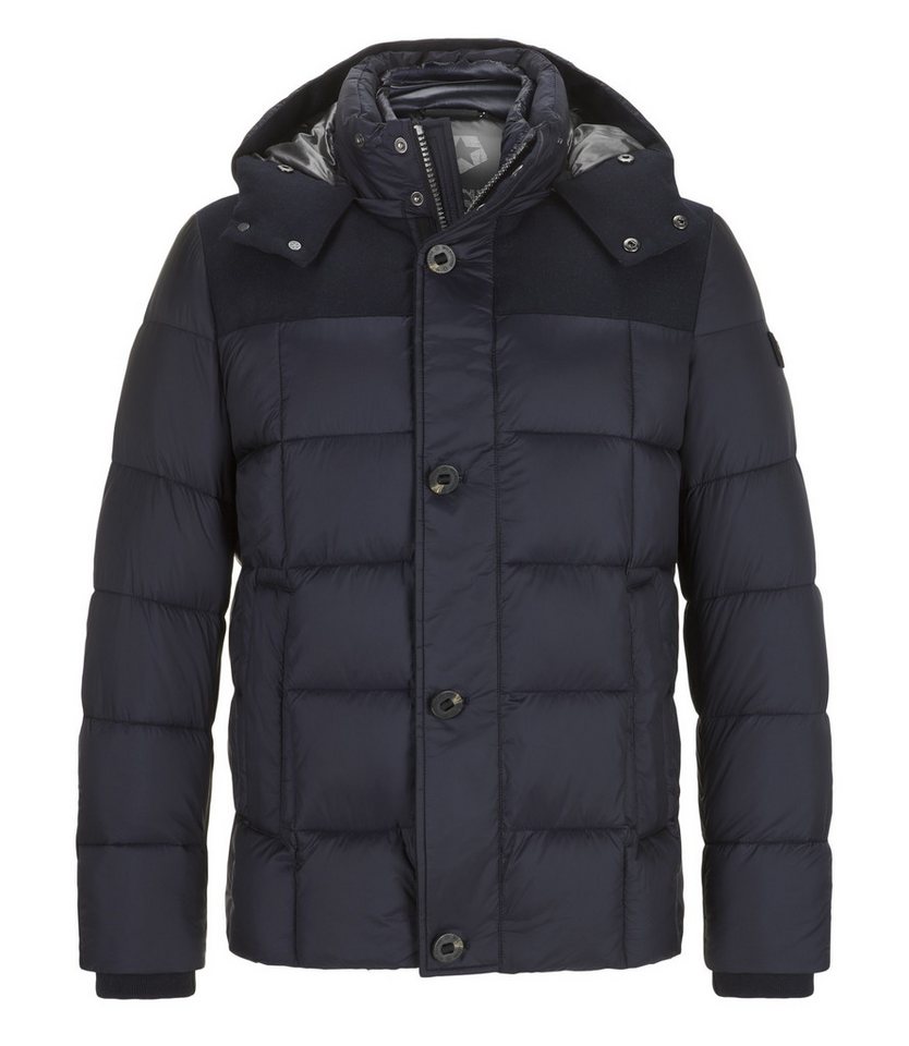 MILESTONE Steppjacke MSTimber Winterjacke im Materialmix mit Kapuze, waserabweisend und winddicht – Bild 2 von 5