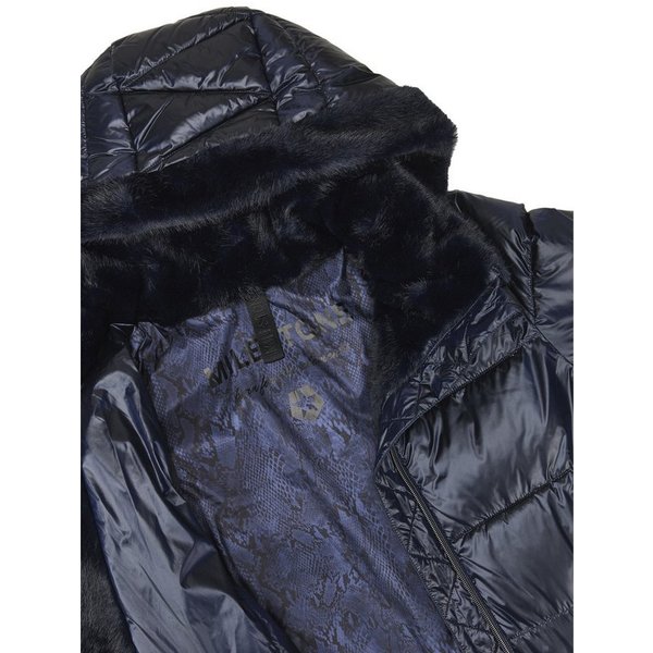 MILESTONE Steppmantel MSLouise Damen Steppjacke Lang Mantel gesteppt normale Passform