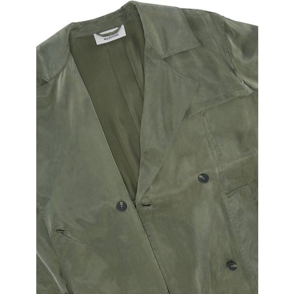 MILESTONE Trenchcoat MSIzzy Damen Mantel Jacke lang mit Rückenschlitz