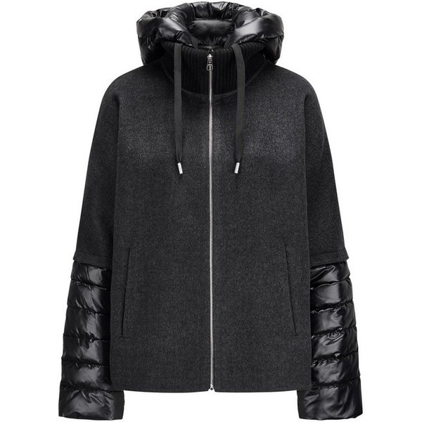 MILESTONE Wolljacke MSAzalea im Material Mix aus Wolle Doubleface und Stepp