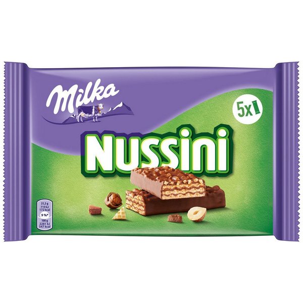 MILKA Schokolade, Milka Nussini Milch 5er