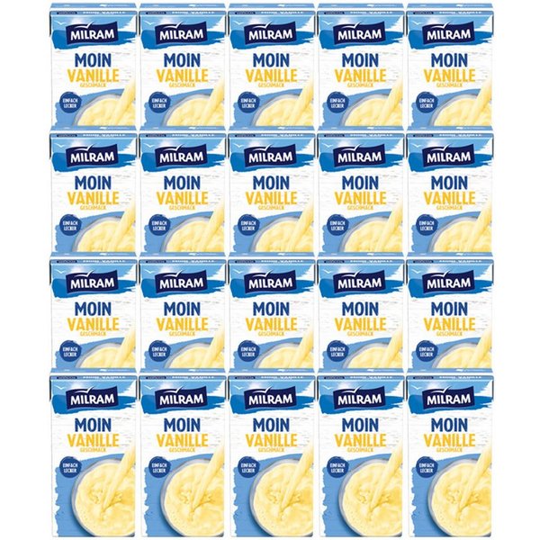 MILRAM Kakao, Milram Moin Typ Vanille köstliches Milch Mischgetränk 500ml 20er Pack