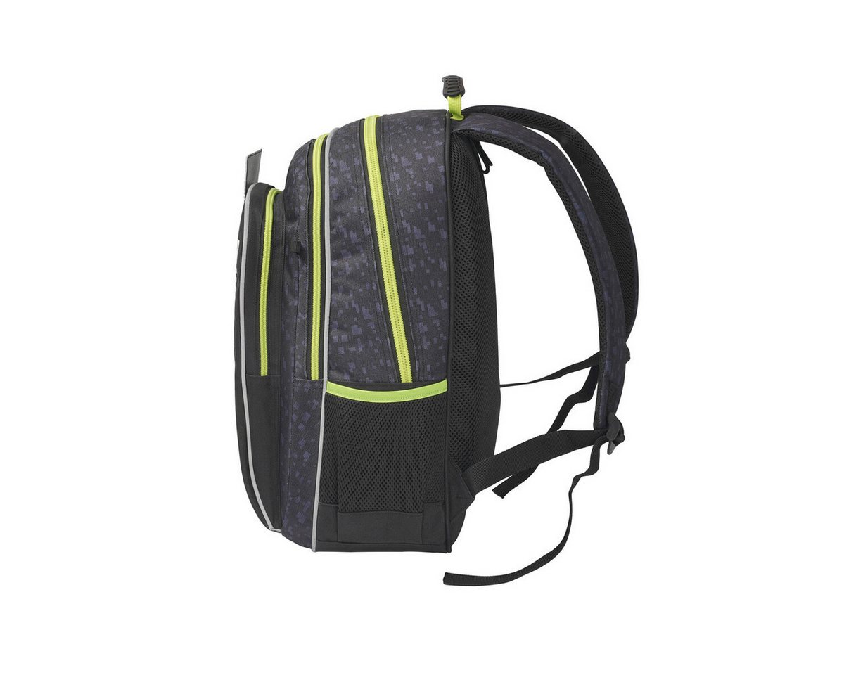 Minecraft Kinderrucksack - Rucksack mit Fronttasche und Seitennetzen (1-tlg) – Bild 3 von 5