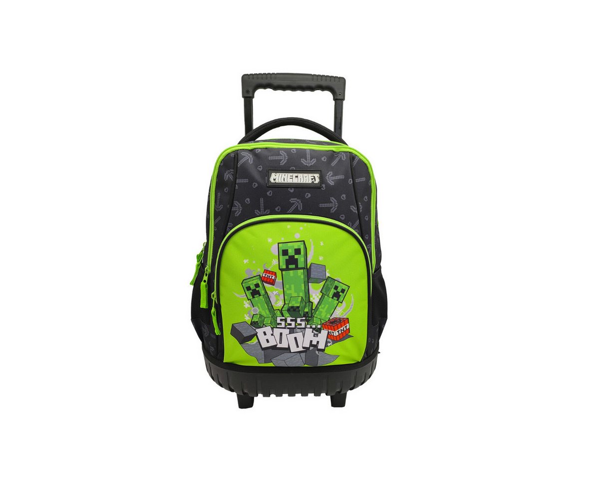 Minecraft Kinderrucksack Trolley Set 3 Teile Schule Tasche Etui Lunchbag (3-tlg) – Bild 2 von 5