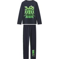 Minecraft Schlafanzug (Navy, 122/128)