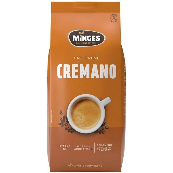 Minges Kaffee Caffè Cremano, 1000 g, ganze Bohnen