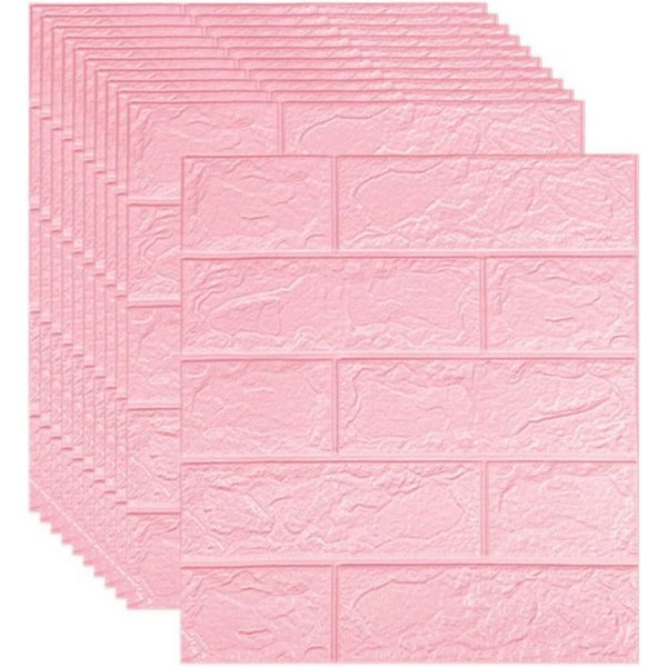Minicloss 3D-Tapete 10 stück selbstklebende Wandpaneele 35x38 cm, (10 St), DIY Wandtapete, Geeignet für Küche, Bad, Schlafzimmer, Wohnzimmer