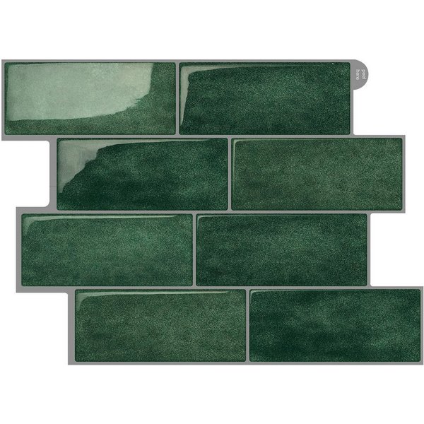 Minicloss Küchenrückwand selbstklebend Spritzschutz Küche 3d Wandpaneele 29.36 x 21.3cm, (10-tlg), Fliesenaufkleber