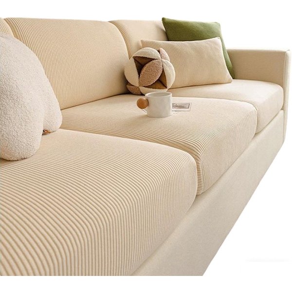 Minicloss Sofahusse 1/2/3/4 Sitz, Stretch Sofa Sitzkissenbezug, Rutschfester Sofa Überzug, Waschbarer Sofabezug, Universeller Couch Überzug, Pflegeleicht