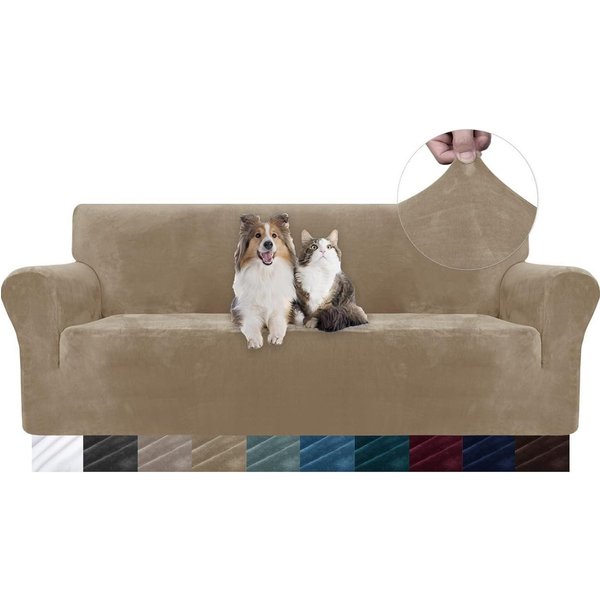 Minicloss Sofahusse 1/2/3/4 Sitzer Sofabezug, Modern Sofaüberwurf Elastische Couchbezug, waschbarer, mit Armlehne, Protector für Hunde Haustiere