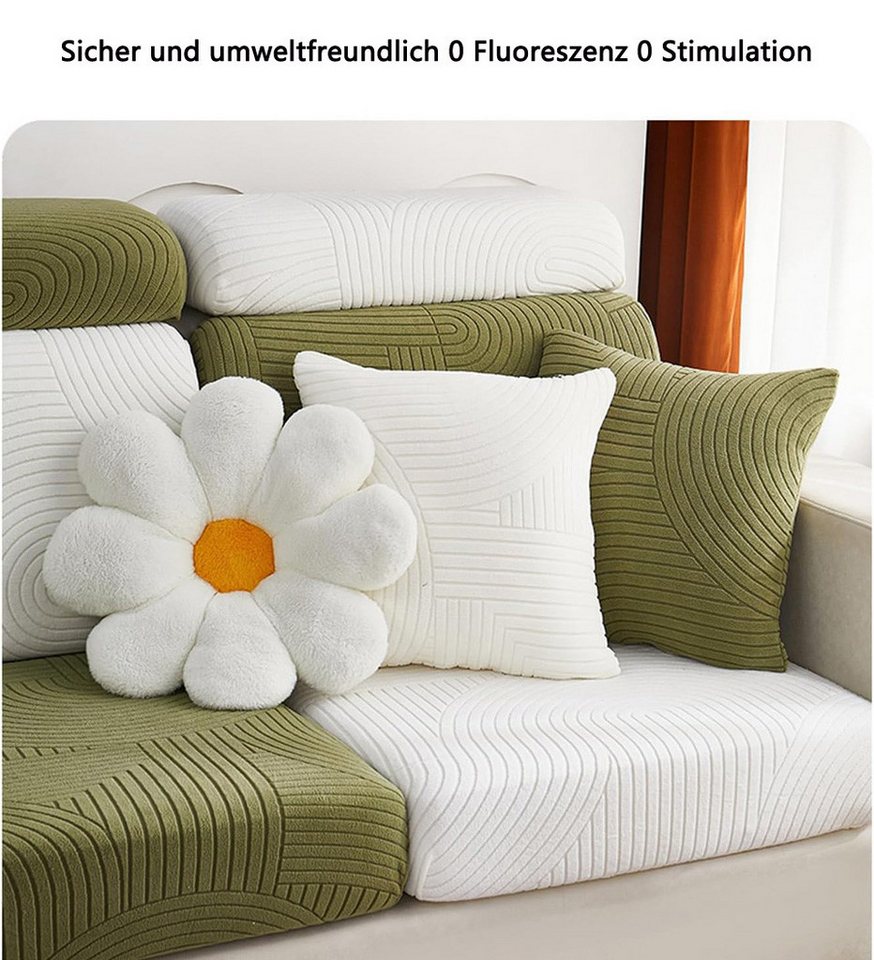 Minicloss Sofahusse Sofa Sitzbezüge Schonbezug, Elastic Stretch Sofasitzbezug, mit elastischer Unterseite – Bild 2 von 5