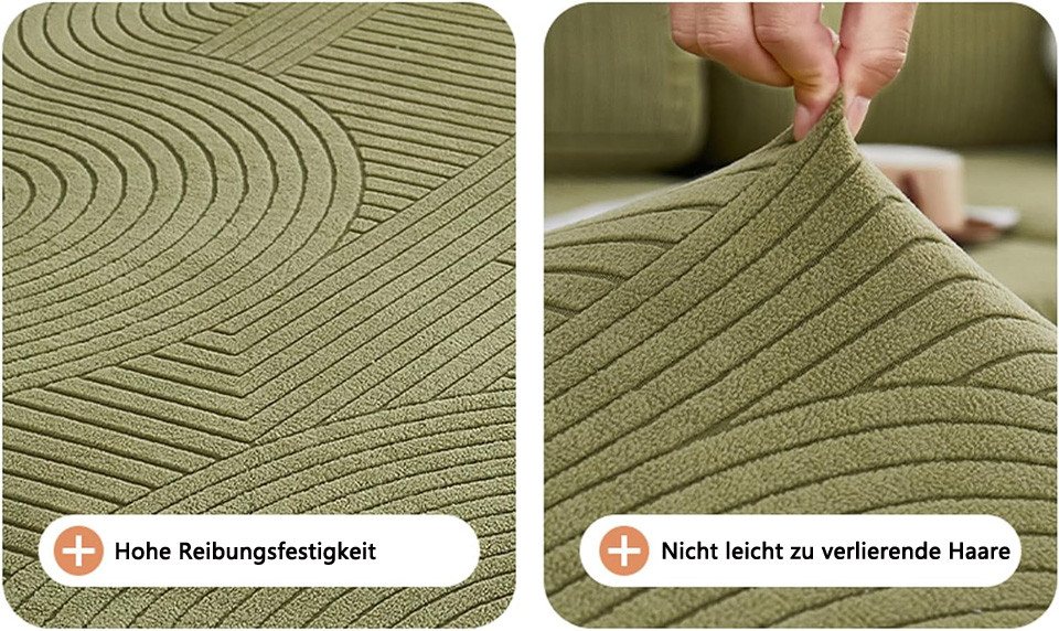 Minicloss Sofahusse Sofa Sitzbezüge Schonbezug, Elastic Stretch Sofasitzbezug, mit elastischer Unterseite – Bild 5 von 5