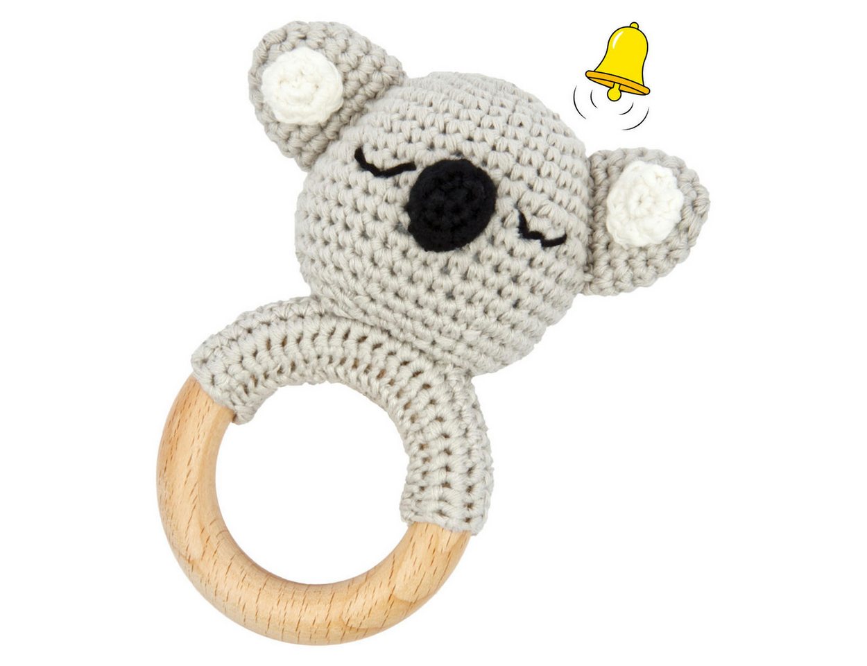 miniHeld Babypuppe Handgestrickter Koala Lako Geschenkbox zur Geburt oder Babyparty – Bild 3 von 5