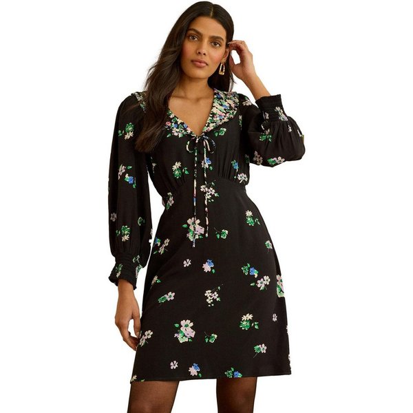 Love & Roses Minikleid Love & Roses Minikleid, übergroßer Kragen, Regular (1-tlg)
