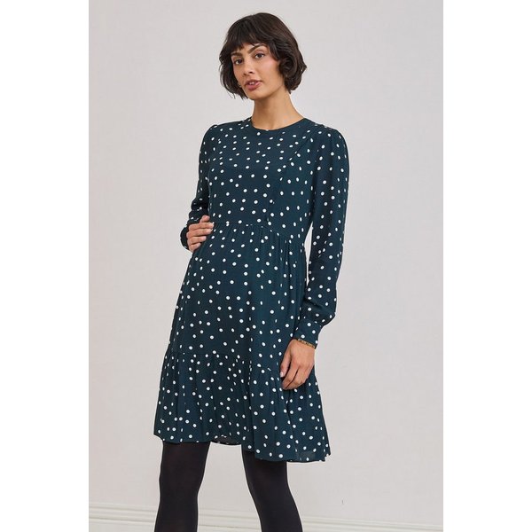 Seraphine Minikleid Seraphine gestuftes Minikleid, Umstandsmode (1-tlg)