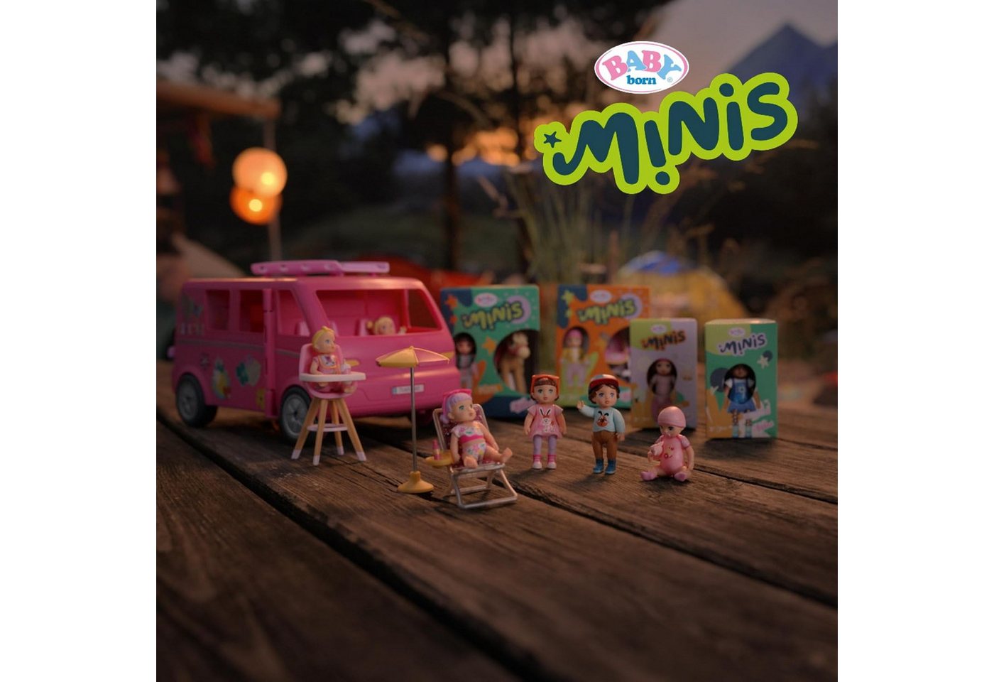 Baby Born Minipuppe Baby born® Minis Campervan – Bild 3 von 3