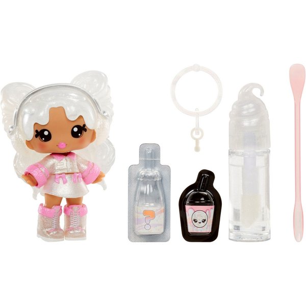 YUMMILAND Minipuppe Yummiland Lip Gloss Doll-Mystery Chase 2 (Neapolitan/Avery Ice Cream), Series 2, inklusive Schlüsselanhänger