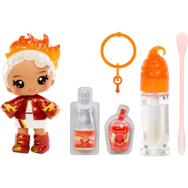 YUMMILAND Minipuppe Yummiland Lip Gloss Doll Series 2- Cinnamon Spice (Amber Cinnamon)