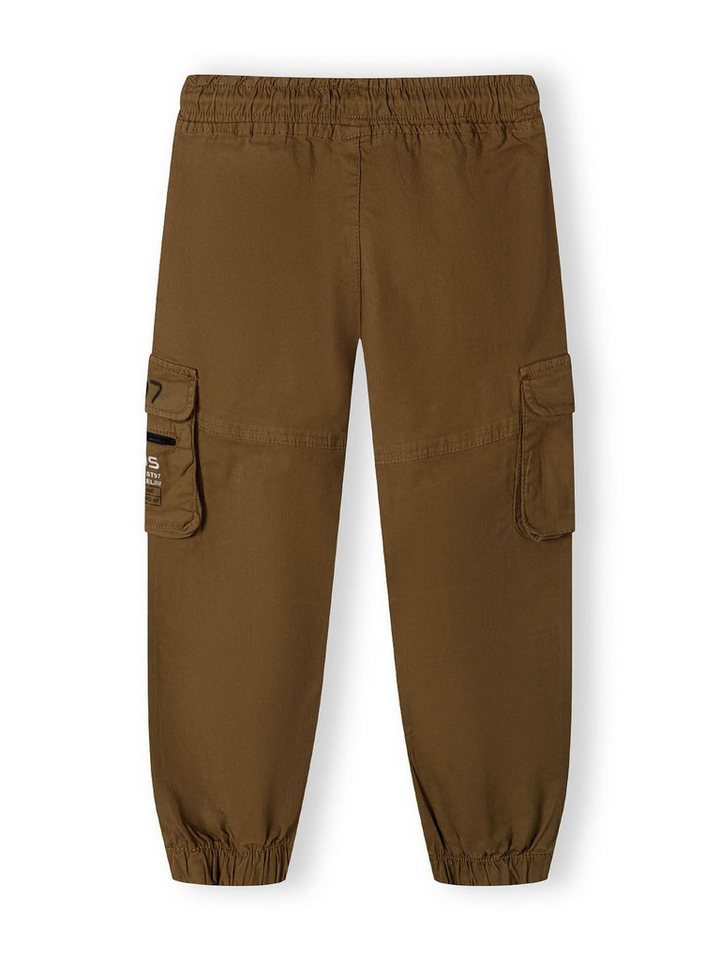MINOTI Cargohose Joggerhose mit Cargotaschen, für Jungen Reißverschlusstaschen, Cargotaschen, elastische Beinabschlüsse – Bild 3 von 4