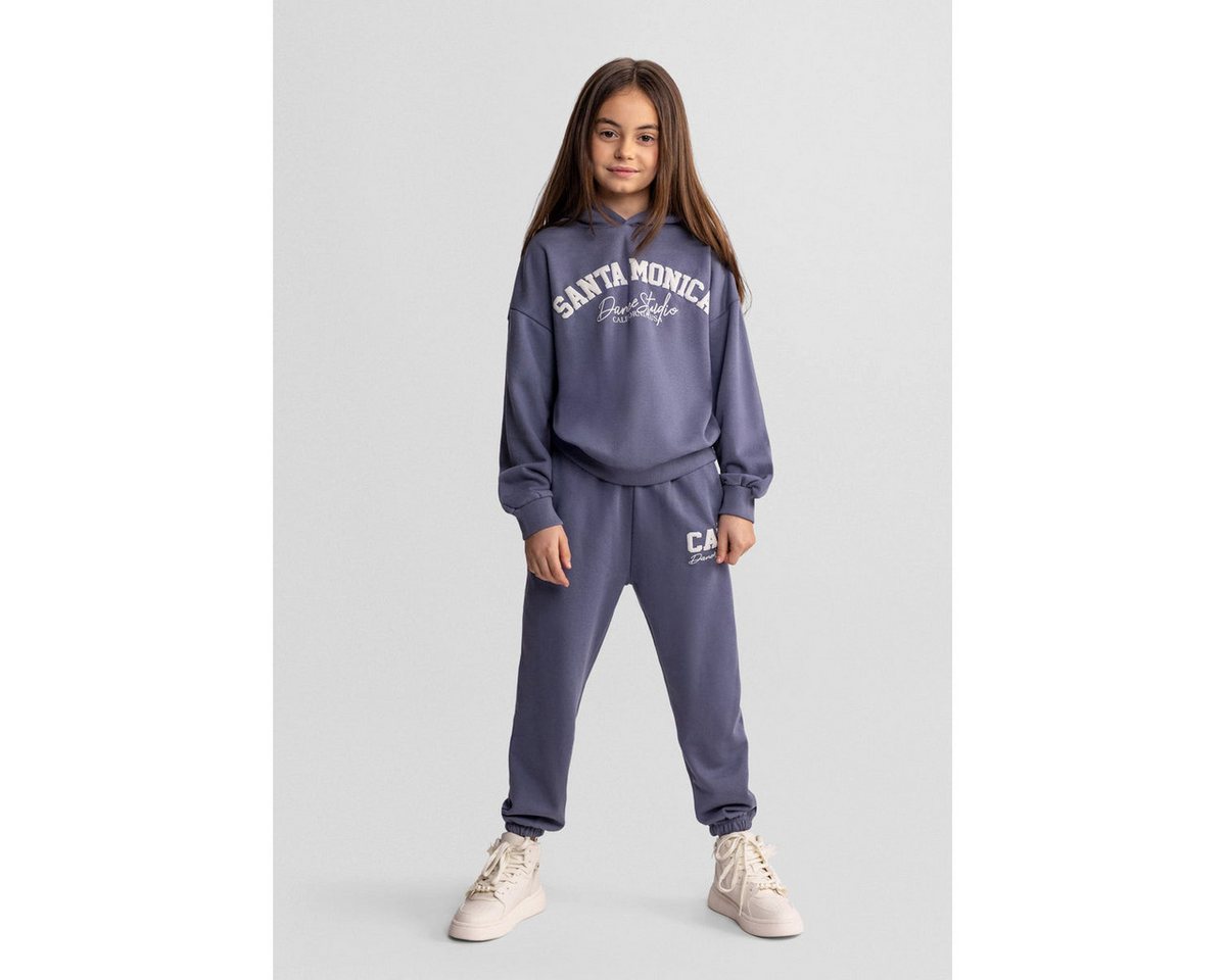 MINOTI Jogginganzug für Mädchen (Set, 2-tlg., Hoodie, Hose), Schriftzug-Print – Bild 2 von 5