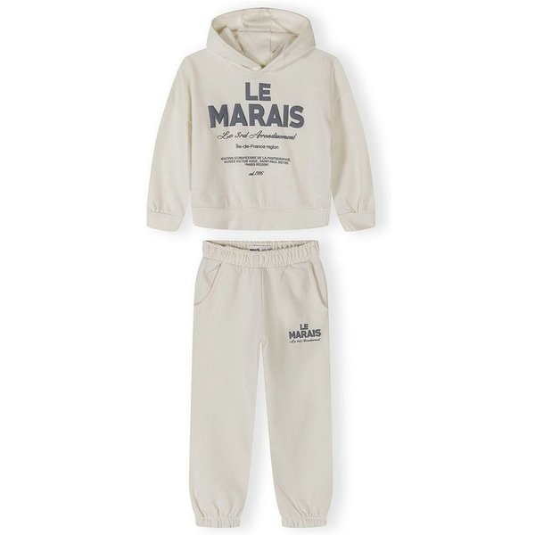 MINOTI Jogginganzug für Mädchen (Set, 2-tlg., Hoodie, Hose), Schriftzug-Print