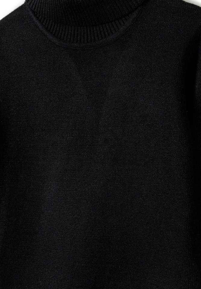 MINOTI Stehkragenpullover für Mädchen aus Feinstrick Rippkragen – Bild 4 von 4