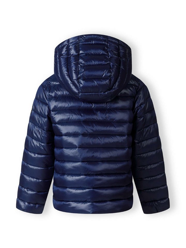MINOTI Winterjacke Steppjacke mit Kapuze, im Metallic-Look Metallic-Look, trendiger Aufnäher, feste Kapuze – Bild 3 von 5