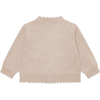 Minymo Strickjacke Ajour Blumen