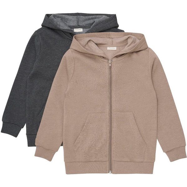Minymo Sweatjacke Sweat Jacket with Hood (2-Pack)