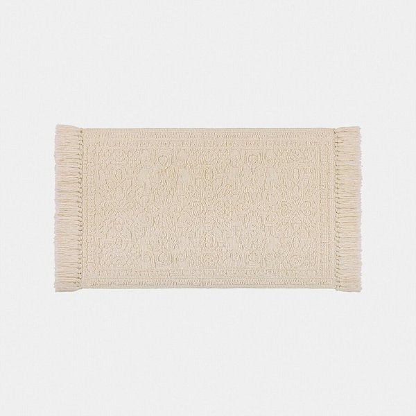 Mirabeau Badematte Badematte Dolcin weiß, Höhe 400 mm, 100% Baumwolle