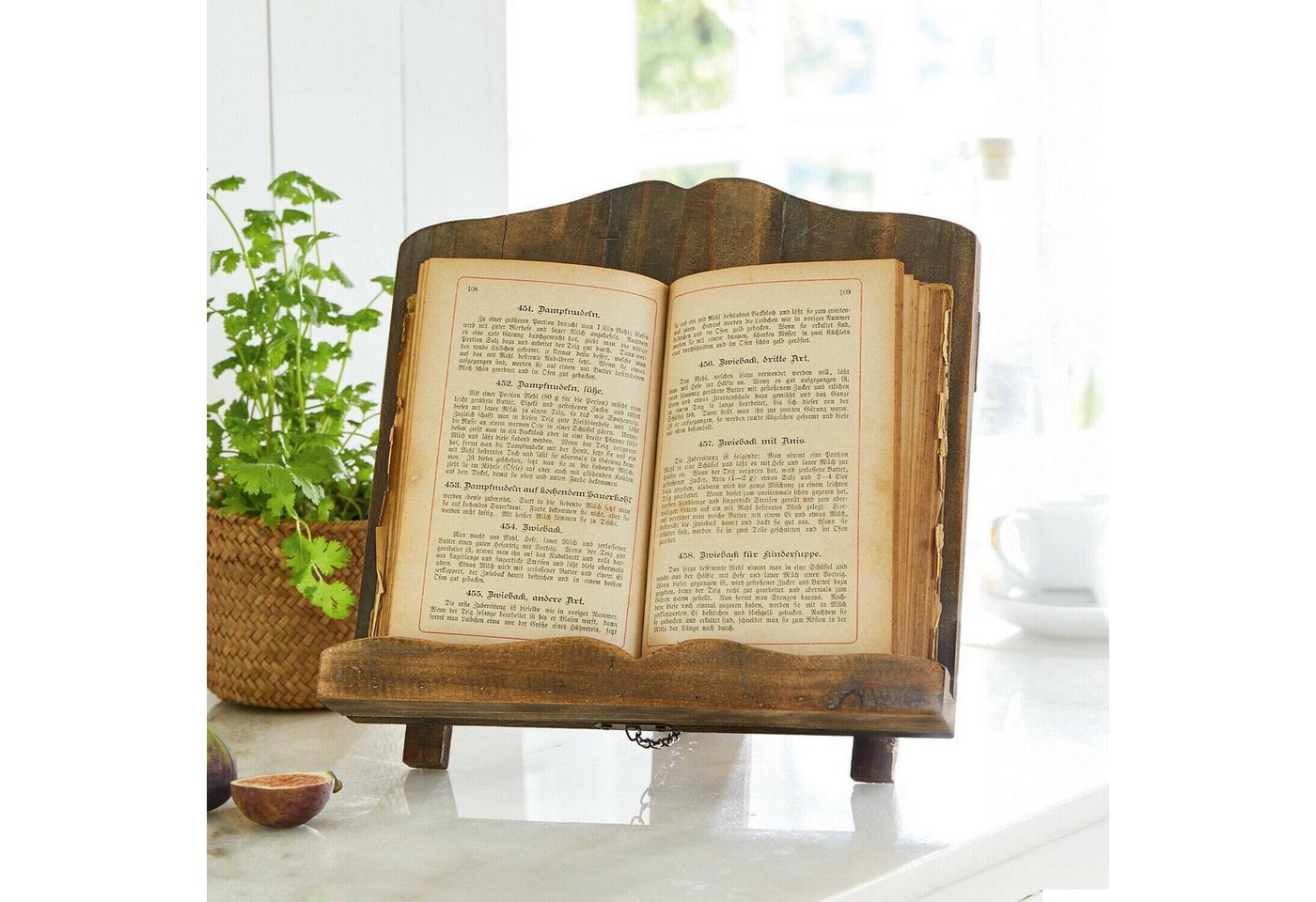 Mirabeau Buchstütze Buchstütze Mags braun, none – Bild 4 von 5