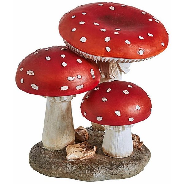 Mirabeau Dekoobjekt Deko-Pilz Lupton rot/weiß, none