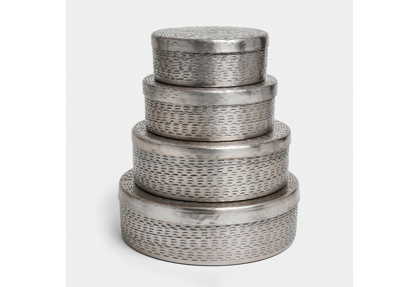 Mirabeau Dose Dose 4er Set Silvaras silber – Bild 2 von 5