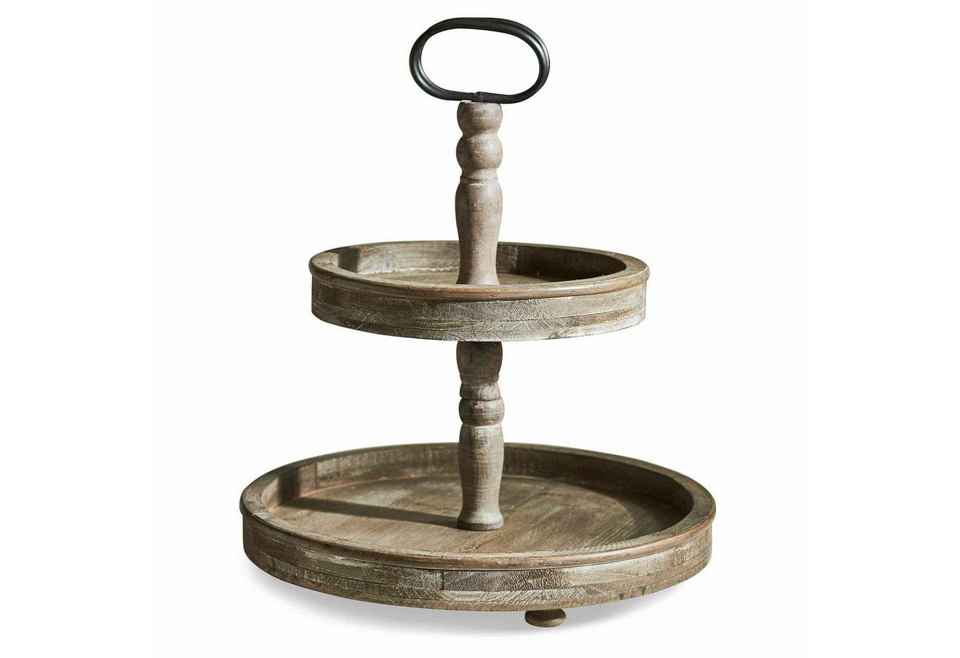 Mirabeau Etagere Etagere Amboise braun, Tannenholz (cunninghamia lanceolata), Griff: Eisen – Bild 2 von 5