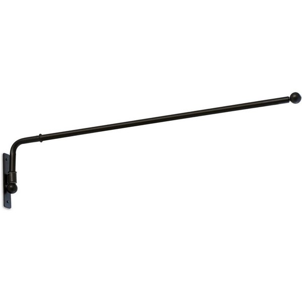 Mirabeau Gardinenstange Gardinenstange Epping schwarz, Ø 15 mm, Eisen