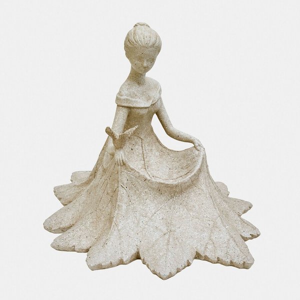Mirabeau Gartenfigur Deko-Figur Finnedra antikcreme