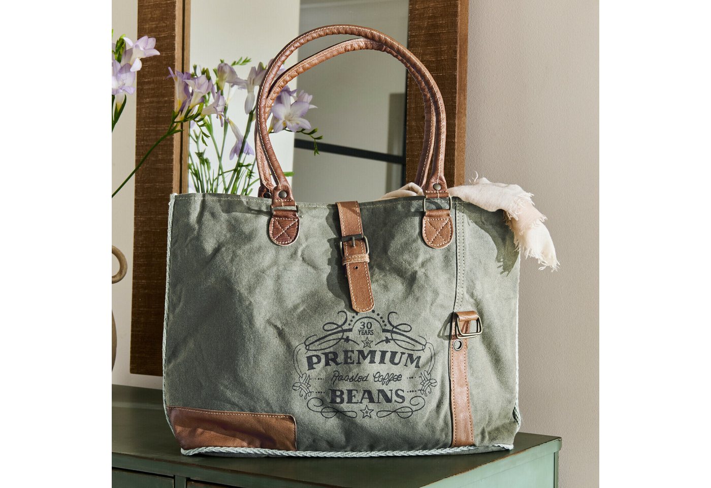 Mirabeau Handtasche Tasche Staci khaki – Bild 2 von 5