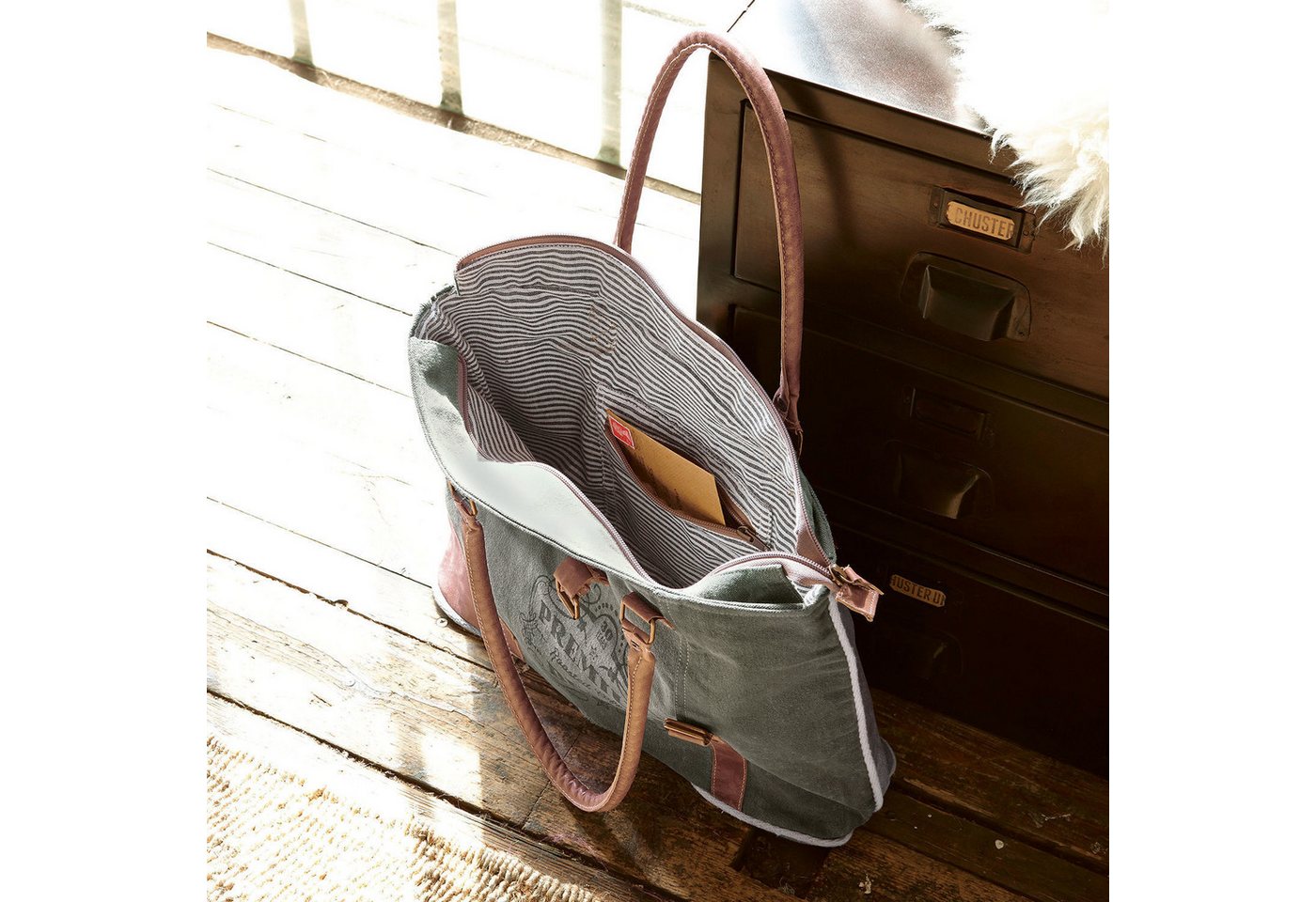 Mirabeau Handtasche Tasche Staci khaki – Bild 5 von 5
