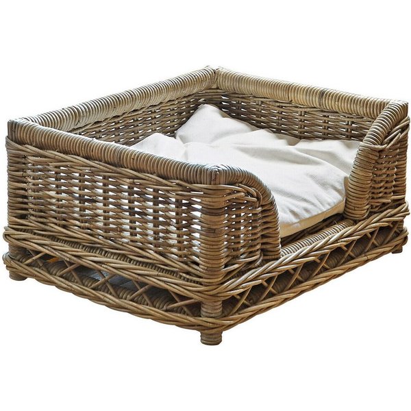 Mirabeau Hundebett Haustierkorb Gorron antikbraun, none