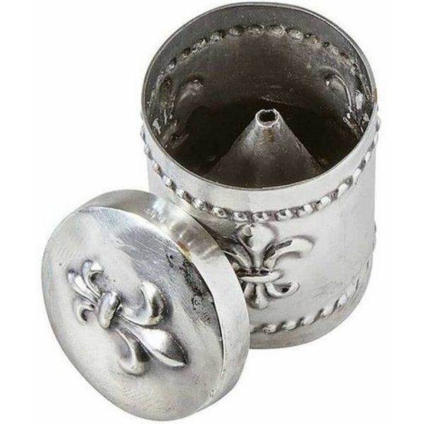 Mirabeau Kerzenständer Kerzenanspitzer Fleur De Lys antiksilber, none