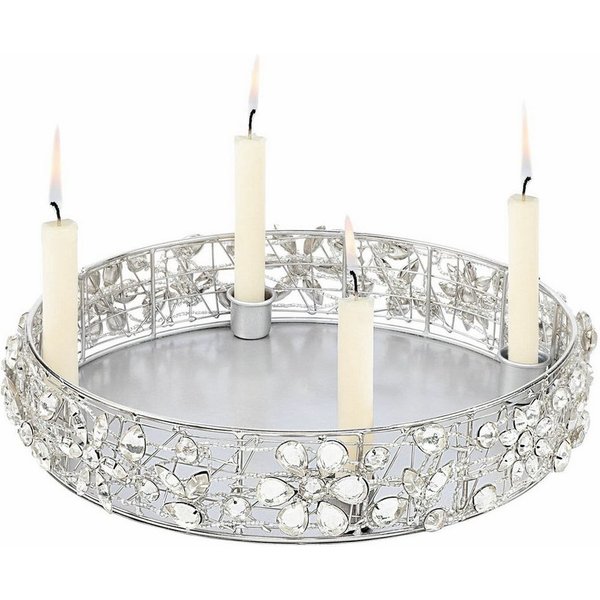 Mirabeau Kerzenständer Kerzenhalter Hope silber, none