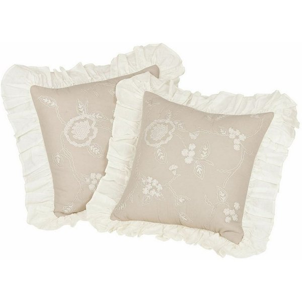 Mirabeau Kissenhülle Kissenhülle 2er Set Clarissa grau, none