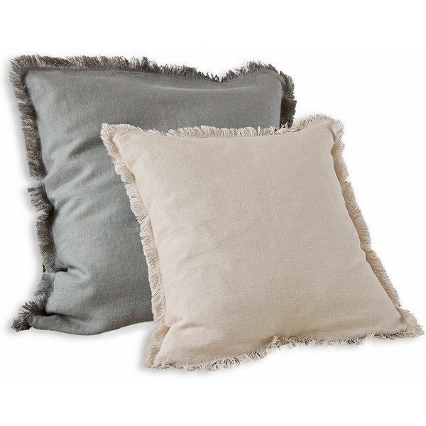 Mirabeau Kissenhülle Kissenhülle 2er Set Quebo grau/beige, none