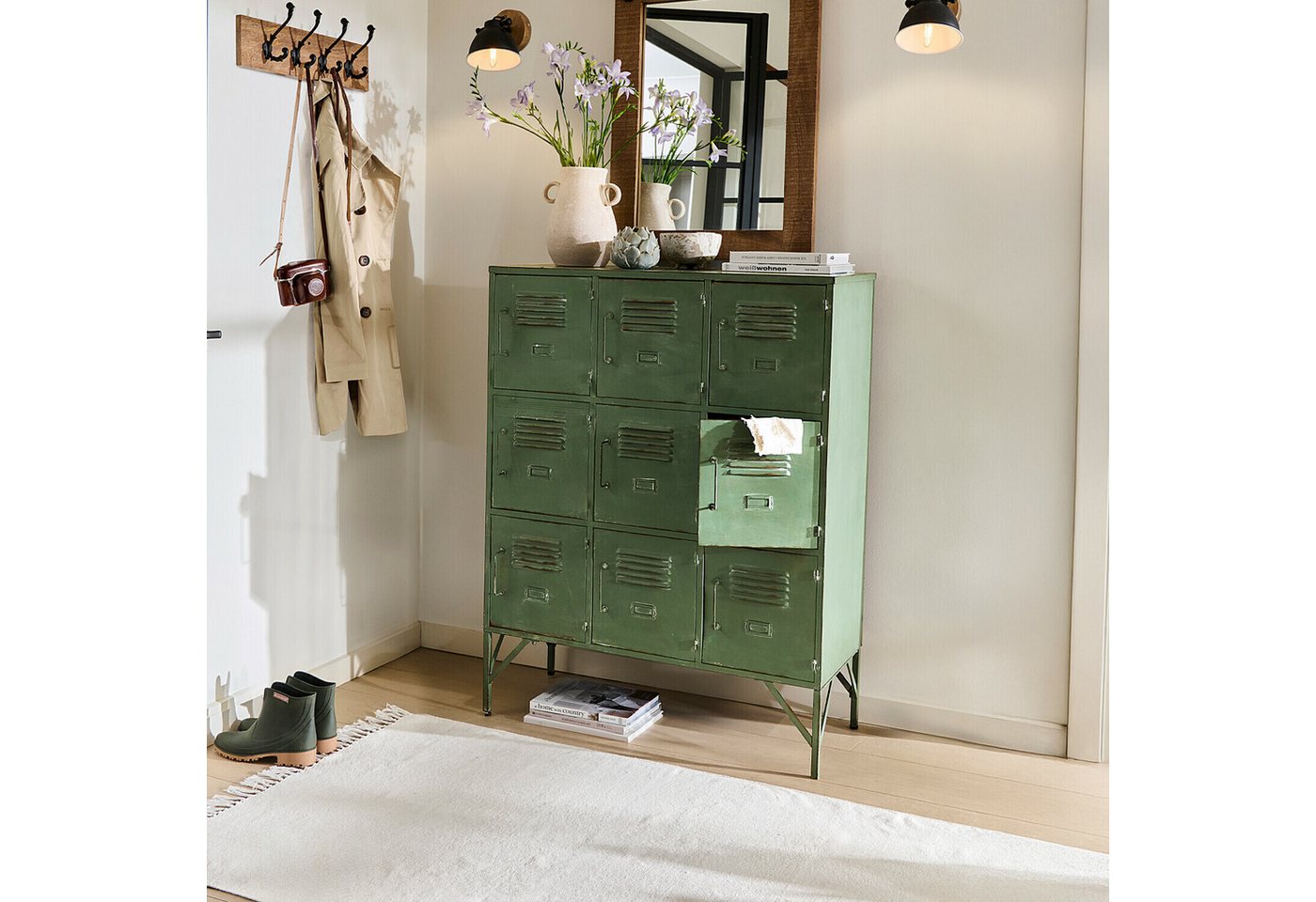 Mirabeau Kommode Kommode Urillac antikgrün – Bild 5 von 5