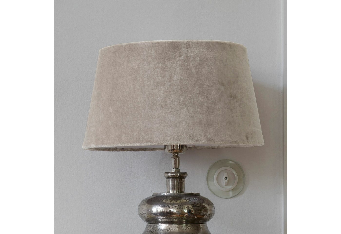 Mirabeau Lampenschirm Lampenschirm Anfor beige – Bild 3 von 5